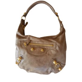 Balenciaga-Classic day hobo bag-Light brown
