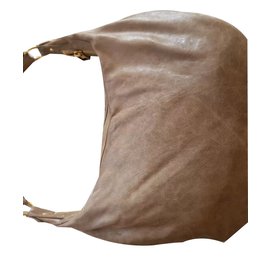 Balenciaga-Hobo bag classico-Marrone chiaro