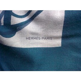 Hermès-Imprimeur fou brides et frontaux-Bleu