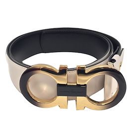 Salvatore Ferragamo Gürtel Weiß