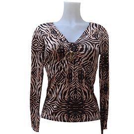Roberto Cavalli Tops Estampado de leopardo