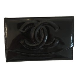 Chanel-Brieftasche-Schwarz