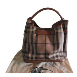 Burberry-Handbags-Light brown