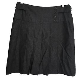 Pablo De Gerard Darel Grey Wool Skirt Grey