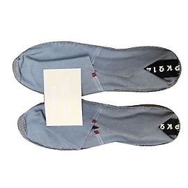 Autre Marque JOX&AN Espadrilles Glitzer Grau 38 Silber