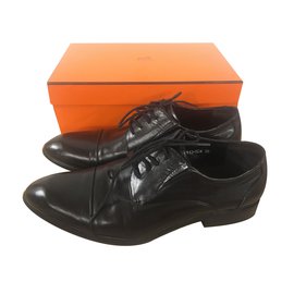 Hermès-Lace ups-Black