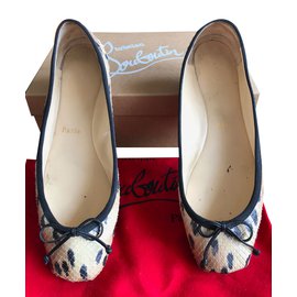Christian Louboutin-Ballet flats-White