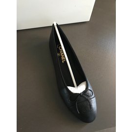 Chanel-Ballerina flat-Black