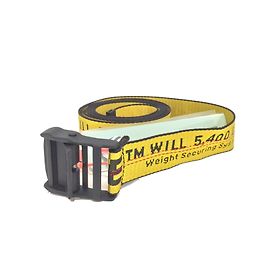 Off White Gürtel Gelb
