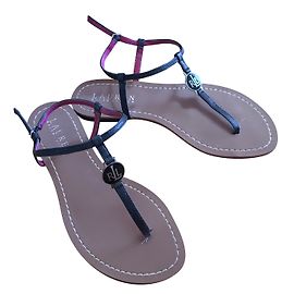 Ralph Lauren sandali Nero Argento Rosa