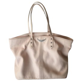 Zadig & Voltaire Ledertasche Beige Beige