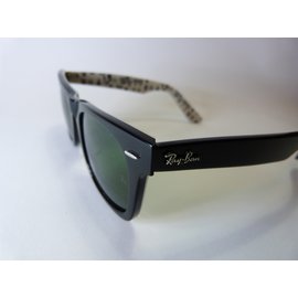 Ray-Ban-Sonnenbrille-Schwarz,Weiß