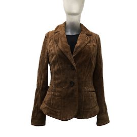 Essentiel Antwerp Leather Jacket Brown Brown