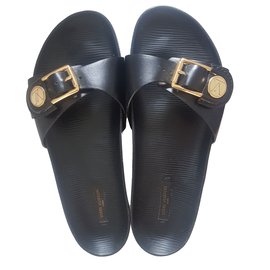 Louis Vuitton Mules Black