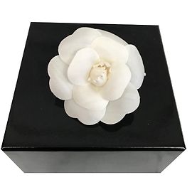 Chanel Pins & Broschen Weiß