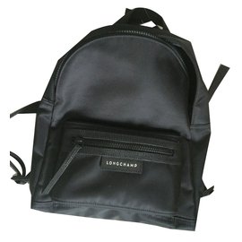 Longchamp-Backpacks-Black