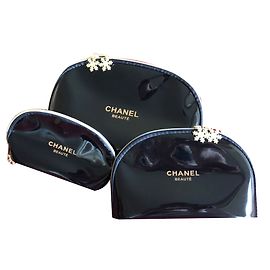 Chanel Satz von 3 Schönheiten Schwarz