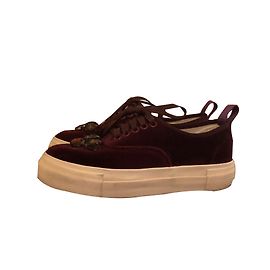 Baskets compensées Carolina Herrera Eytys Velours Bordeaux Bordeaux