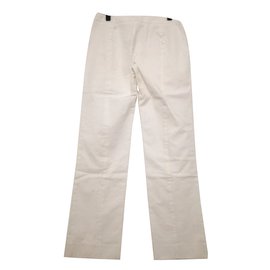 Loewe-Pantaloni Pantaloni-Bianco