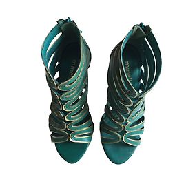Minelli Tacones Verde