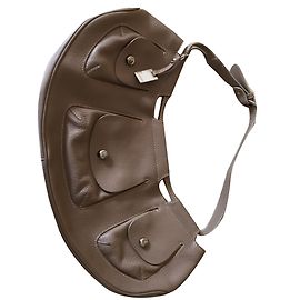 Bolsa de mão Lancel em couro bege Bege