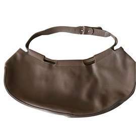 Lancel-Handbags-Beige