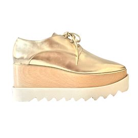Stella Mc Cartney Scarpe piattaforma Elyse D'oro
