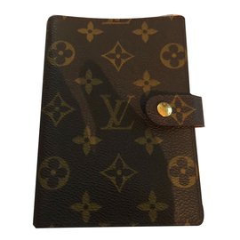 Louis Vuitton-Monederos, carteras, casos-Marrón oscuro