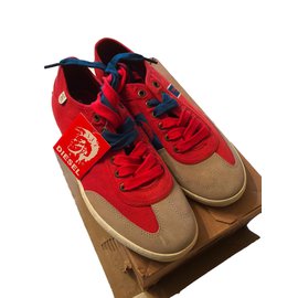 Diesel-scarpe da ginnastica-Rosso
