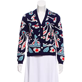 Chanel Strickjacke Blau