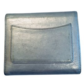 Chanel-Brieftasche-Silber