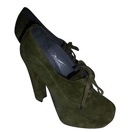 Escarpins Stéphane Kelian Daim Vert Olive 37 Vert olive