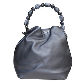 Christian Dior Sacs à main Noir Blanc Gris Métallisé Gris anthracite