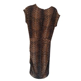 Maje-Vestido-Estampado de leopardo