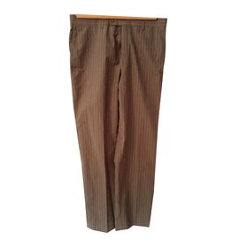 Hermès Pantalones Marrón claro