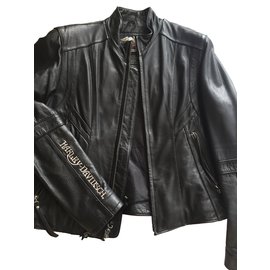 Autre Marque-Chaqueta Harley Davidson-Negro