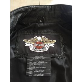 Autre Marque-Giacca Harley Davidson-Nero