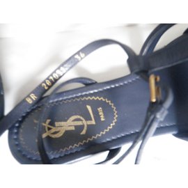 Saint Laurent-sandals-Navy blue