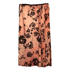Max & Co Langer Plissierter Rock Rosa Pink