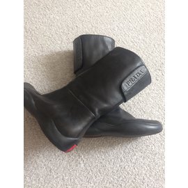 Prada-boots-Black