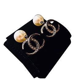 Chanel Ohrringe Silber