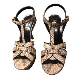 Saint Laurent-Sandali tributi-Stampa python