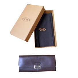 Tod's wallets Dark brown