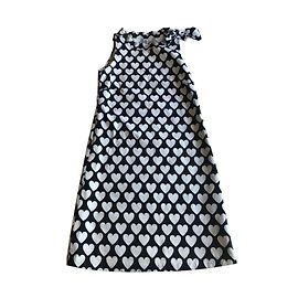 Vestido Moschino de algodão preto e branco Preto Branco