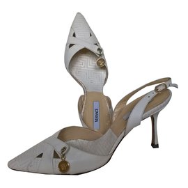 Gianni Versace-Heels-White