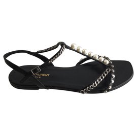 Saint Laurent-sandals-Black