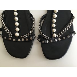 Saint Laurent-sandals-Black