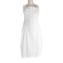 Yves Saint Laurent-Kleid-Weiß