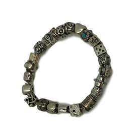 Autre Marque Pulseira de prata com charms 20 cm Prata