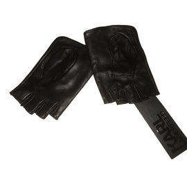 Karl Lagerfeld-Gloves-Black